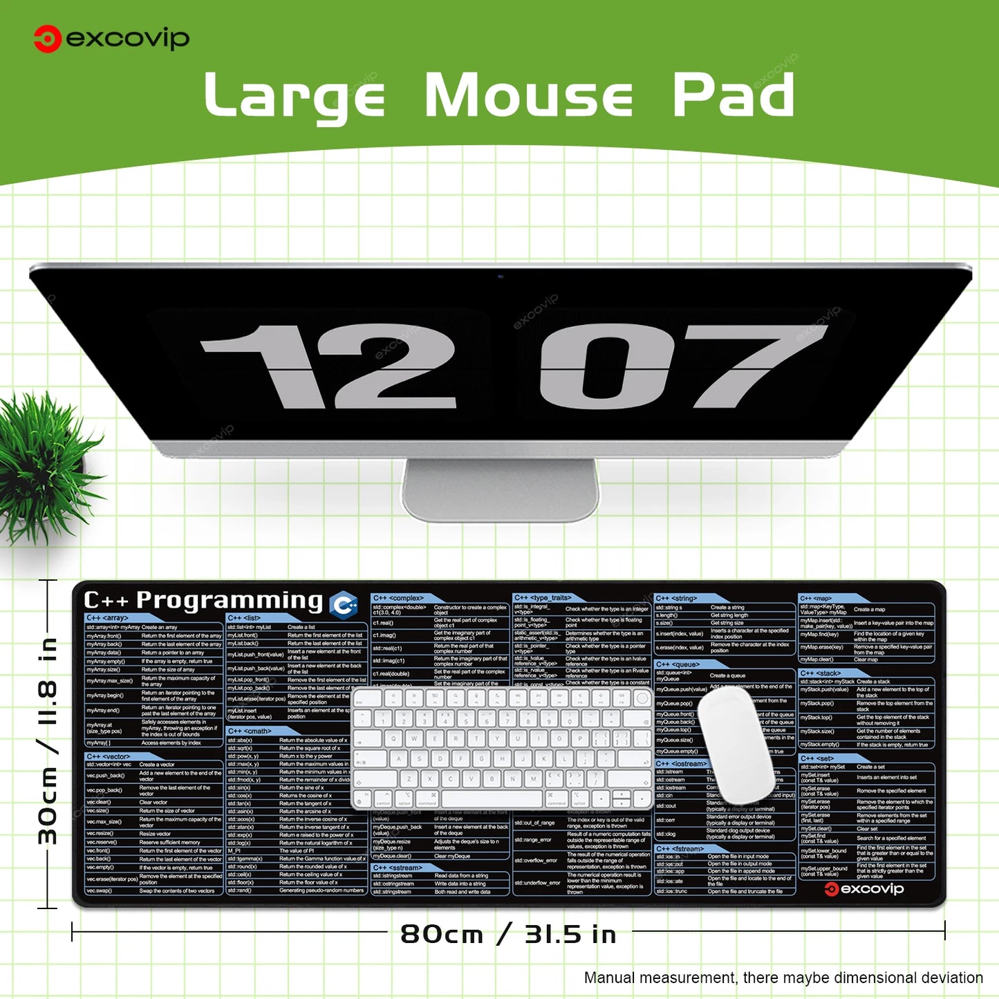 Tapis de souris pour programmation C++